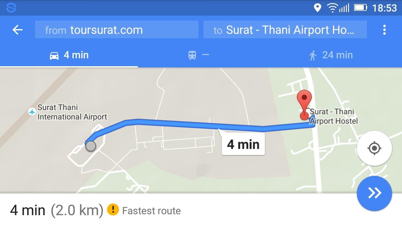 Suratthani Airport Hostel Surat Thani Esterno foto